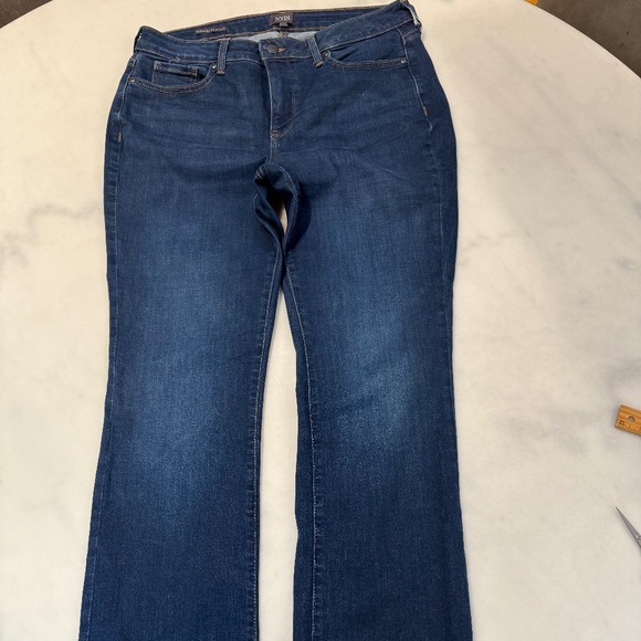 NYDJ Women’s Jeans- Barbara -Bootcut- Size 12 X 32” inseam, Deep indigo blue - Picture 1 of 7